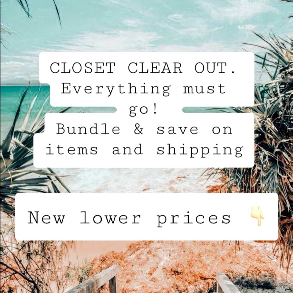 CLOSET CLEAR OUT